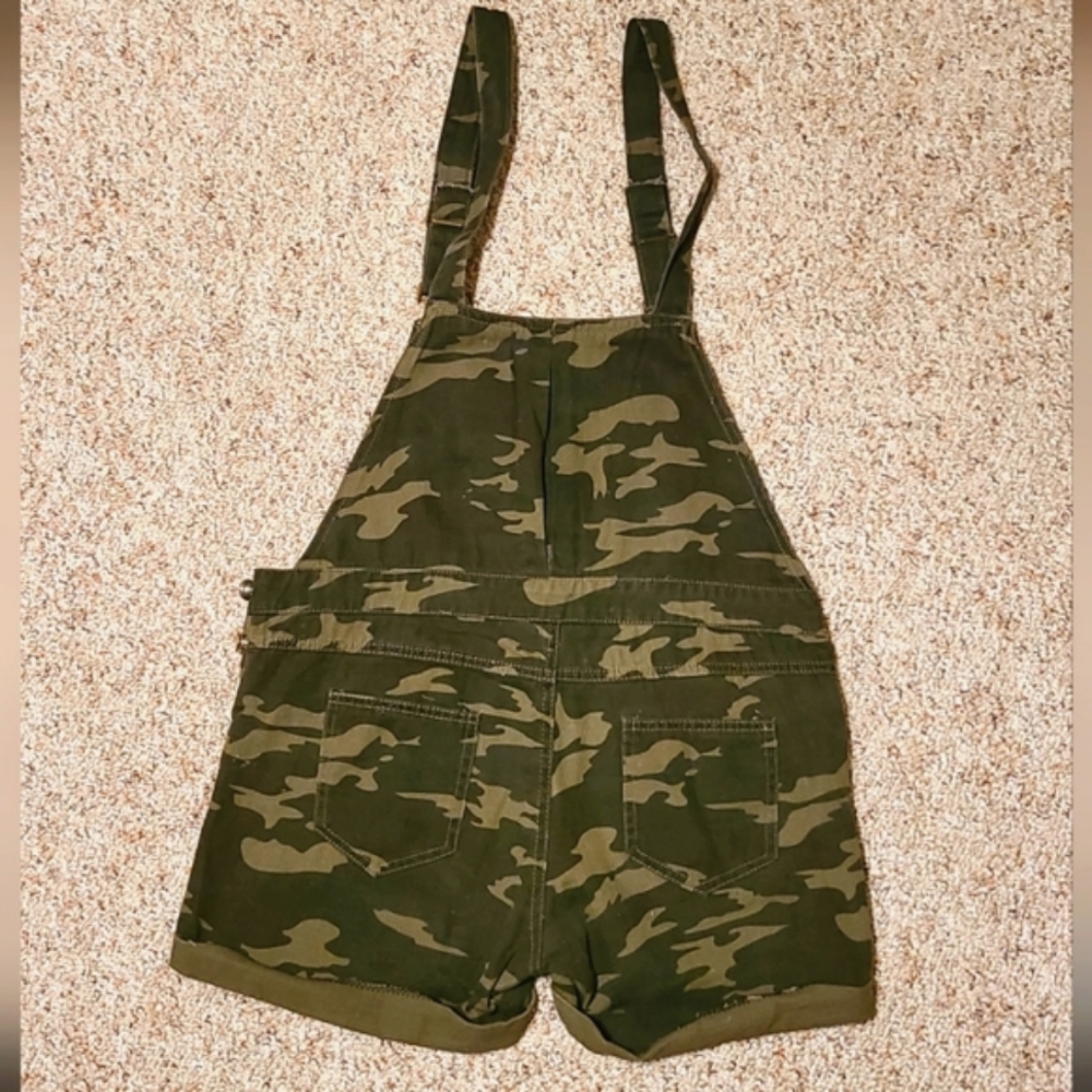 Camouflage Patterned Overall Junpsuit - image 2